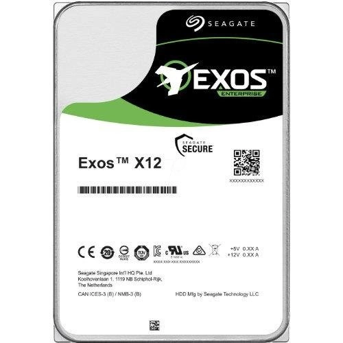 Disque dur Seagate Exos X12 3.5'' HDD 12000GB 7200RPM SATA 6Gb/s 256MB | ST12000NM0007