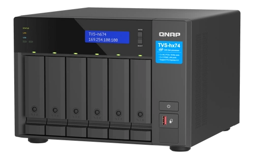 Serveur NAS QNAP TVS-h674-i3-16G 6x SSD | HDD SATA 16GB RAM