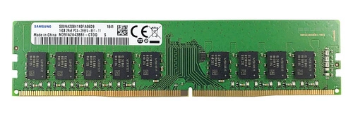 Mémoire RAM 1x 16GB Samsung ECC UNBUFFERED DDR4 2Rx8 2666MHz PC4-21300 UDIMM | M391A2K43BB1-CTD