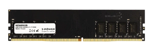 Mémoire RAM 1x 4GB 2-POWER NON-ECC UNBUFFERED DDR4 2400MHz PC4-19200 UDIMM | MEM8902B