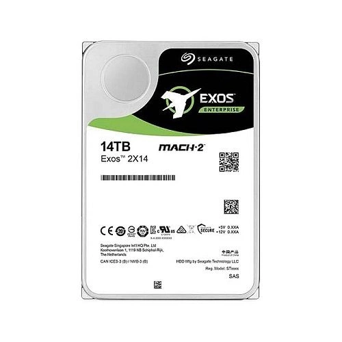 Disque dur Seagate Exos 2X14 3.5'' HDD 14000GB 7200RPM SAS 12Gb/s 256MB | ST14000NM0001