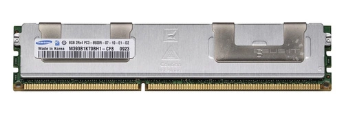 Mémoire RAM 1x 8GB Samsung ECC REGISTERED DDR3 1066MHz PC3-8500 RDIMM | M393B1K70BH1-CF8