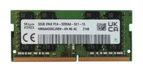 Mémoire RAM 1x 32GB Kingston DDR4 2Rx8 3200MHz PC4-25600 SO-DIMM  | KP6FH5-MIE