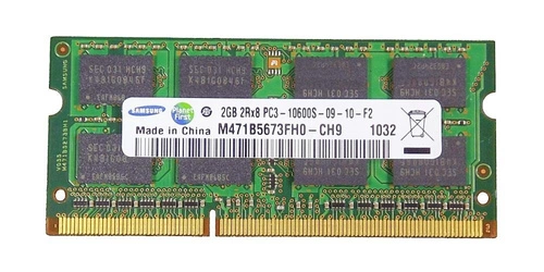 Mémoire RAM 1x 2GB Samsung SO-DIMM DDR3 1333MHz PC3-10600 | M471B5673FH0-CH9