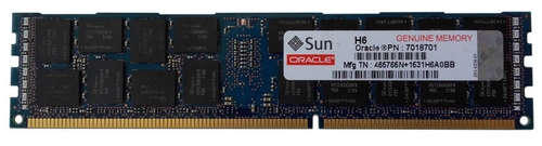 Mémoire RAM 1x 16GB Oracle Sun DDR3 1600MHz ECC REGISTERED DIMM | 7018701