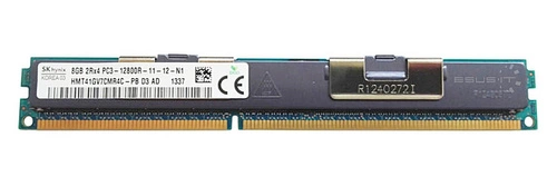 Mémoire RAM 1x 8GB Hynix ECC REGISTERED DDR3 1600MHz PC3-12800 RDIMM | HMT41GV7CMR4C-PB