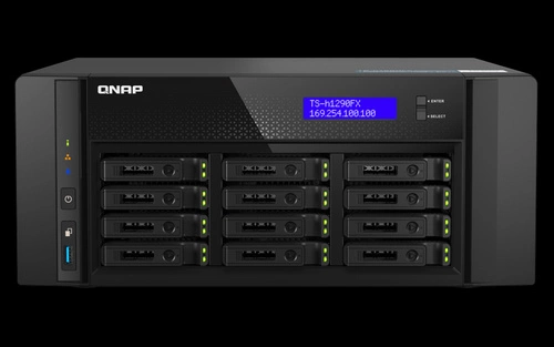 Serveur NAS QNAP TS-h1290FX-7302P-128G 12x SSD SATA, U.2 NVMe 128GB  RAM