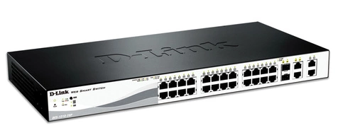 Commutateur D-Link DGS-1210-28P 24x 1Gb 4x RJ-45/SFP 193 W PoE+