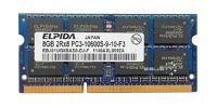 Mémoire RAM 1x 8GB ELPIDA SO-DIMM DDR3 1333MHz PC3-10600 | EBJ81UG8BAS0-DJ-F
