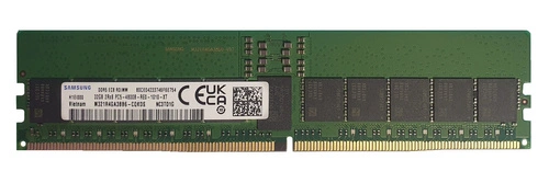 Mémoire RAM 1x 32 GB Samsung ECC REGISTERED DDR5 2Rx8 4800MHz PC5-38400 RDIMM | M321R4GA3BB6-CQK