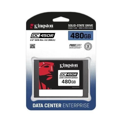 Disque dur SSD Kingston DC450R 480GB 2.5'' SATA 6Gb/s TLC | SEDC450R/480G
