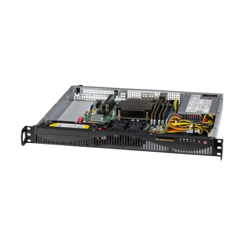 Plateforme serveur Supermicro 1U 510T-M SYS-510T-M Intel x 1 DDR4 x 4 4 x 3.5" SATA PSU 1