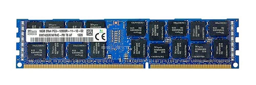 Mémoire RAM 1x 16GB Hynix ECC REGISTERED DDR3 2Rx4 1600MHz PC3-12800 RDIMM | HMT42GR7AFR4C-PB