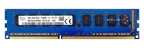 Mémoire RAM 1x 4GB Hynix ECC UNBUFFERED DDR3 1600MHz PC3-12800 UDIMM | HMT451U7BFR8A-PB