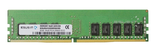Mémoire RAM 1x 8GB ESUS IT ECC UNBUFFERED DDR4 1Rx8 3200MHz PC4-25600 UDIMM | ESUD43200ES8/8G