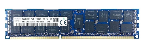 Mémoire RAM 1x 16GB Hynix ECC REGISTERED DDR3 1866MHz PC3-14900 RDIMM | HMT42GR7AFR4C-RD
