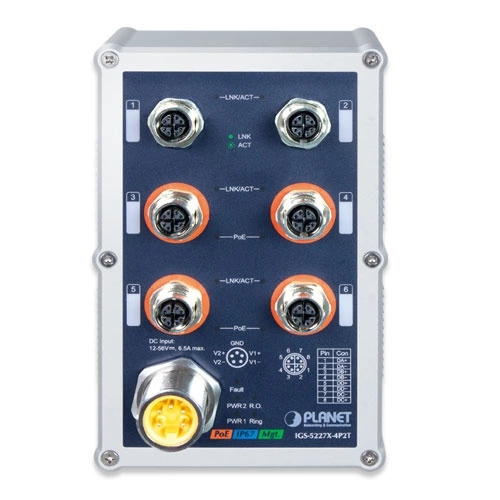 Commutateur Planet IGS-5227X-4P2T 144 W PoE+