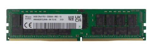 Mémoire RAM 1x 64GB Hynix ECC REGISTERED DDR4 2Rx4 3200MHz PC4-25600 RDIMM | HMAA8GR7AJR4N-XN