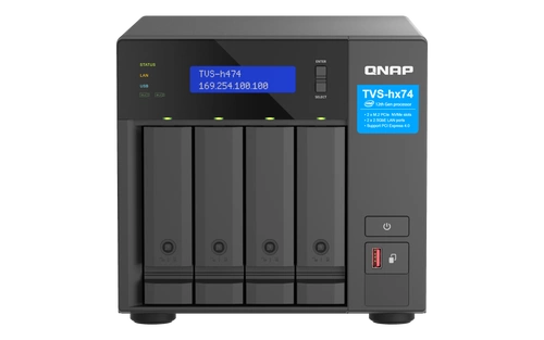 Serveur NAS QNAP TVS-h474-PT-8G 4x SSD | HDD SATA 8GB RAM