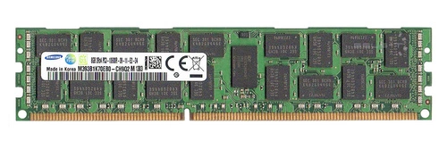 Mémoire RAM 1x 8GB Samsung ECC REGISTERED DDR3 1333MHz PC3-10600 RDIMM | M393B1K70EB0-CH9