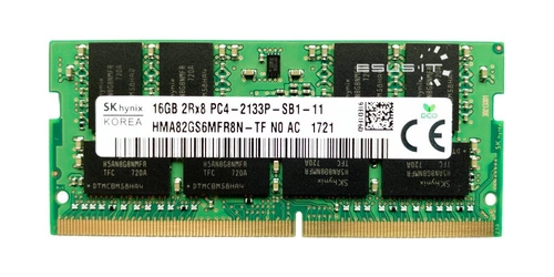 Mémoire RAM 1x 16GB Hynix SO-DIMM DDR4 2133MHz PC4-17000 | HMA82GS6MFR8N-TF