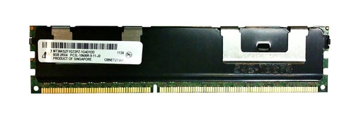 Mémoire RAM 1x 8GB Micron ECC REGISTERED DDR3 2Rx4 1333MHz PC3-10600 RDIMM | MT36KSZF1G72PZ-1G4