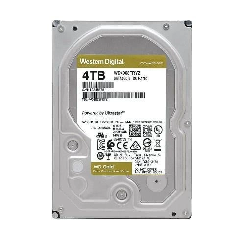 Disque dur Western Digital GOLD 3.5'' HDD 4000GB 7200RPM SATA 6Gb/s 256MB | WD4003FRYZ