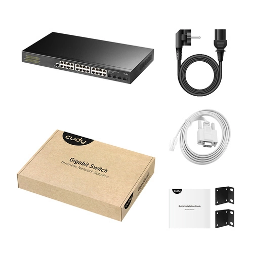 Commutateur Cudy GS2024S2 24x 1Gb 2x SFP