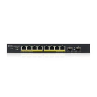 Commutateur Zyxel GS1900-10HP-EU0102F 8x 1Gb 2x SFP 77W PoE+