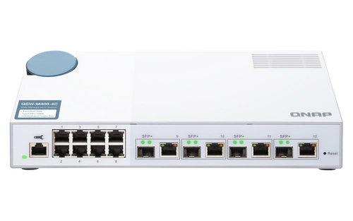 Commutateur QNAP QSW-M408-4C 8x 1Gb 4x RJ-45/SFP+