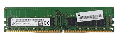 Mémoire RAM 1x 8GB Micron ECC UNBUFFERED DDR4 2666MHz PC4-21300 UDIMM | MTA18ASF1G72AZ-2G6 