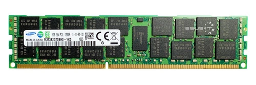 Mémoire RAM 1x 16GB Samsung ECC REGISTERED DDR3 2Rx4 1600MHz PC3-12800 RDIMM | M393B2G70BH0-YK0