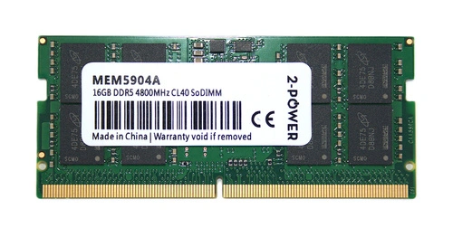 Mémoire RAM 1x 16 GB Samsung SO-DIMM DDR5 4800MHz PC5-38400 | M425R2GA3BB0-CQK