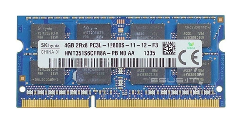 Mémoire RAM 1x 4GB Hynix SO-DIMM DDR3 1600MHz PC3-12800 | HMT351S6CFR8A-PB