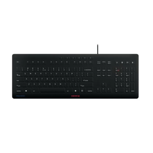 Clavier Câblés Cherry STREAM KEYBOARD QWERTY (EU)