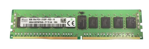 Mémoire RAM 1x 8GB Hynix ECC REGISTERED DDR4 2133MHz PC4-17000 RDIMM |  HMA41GR7BFR4N-TF