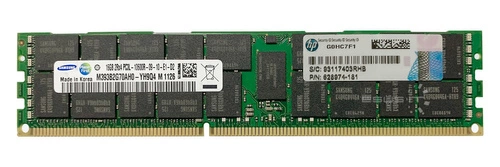 Mémoire RAM 1x 16GB Samsung ECC REGISTERED DDR3 2Rx4 1333MHz PC3-10600 RDIMM | M393B2G70AH0-YH9