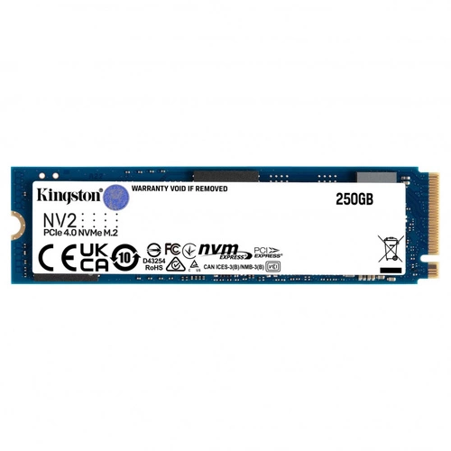 Disque dur SSD Kingston NV2 250GB M.2 NVMe 4.0  | SNV2S/250G