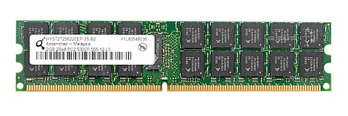 Mémoire RAM 1x 2GB QIMONDA ECC REGISTERED DDR2 667MHz PC2-5300 RDIMM | HYS72T256920EP-3S-B2