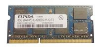 Mémoire RAM 1x 8GB ELPIDA SO-DIMM DDR3 1600MHz PC3-12800 | EBJ81UG8EFU0-GN-F