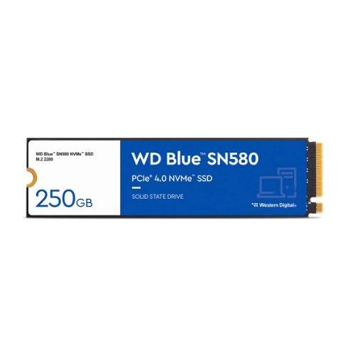 Disque dur SSD Western Digital WD Blue SN580 250GB M.2 2280 NVMe PCIe TLC | WDS250G3B0E
