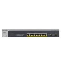 Przełącznik Netgear GS510TLP-100EUS | 1536 kB | 20 Gb/s | 8x Port Ethernet