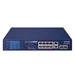 Commutateur Planet GSD-1222VHP 8x 1Gb 2x SFP 120 W PoE+