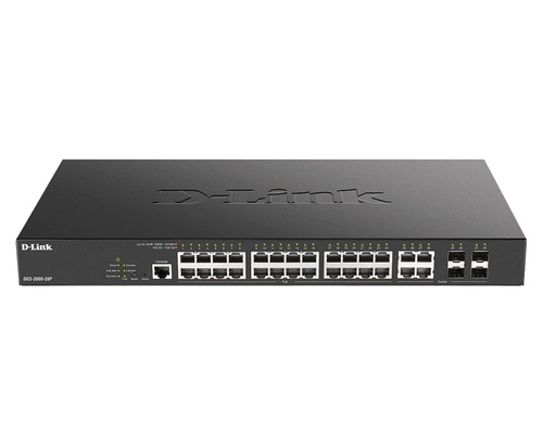 Commutateur D-Link DGS-2000-28P 24x 1Gb 4x RJ-45/SFP 193 W PoE+