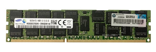 Mémoire RAM 1x 16GB Samsung ECC REGISTERED DDR3 1866MHz PC3-14900 RDIMM | M393B2G70QH0-CMA