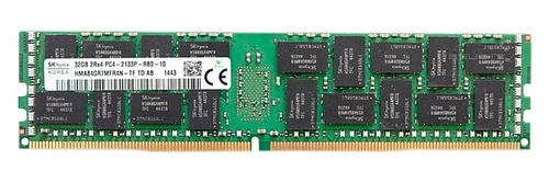 Mémoire RAM 1x 32GB Hynix ECC REGISTERED DDR4 2133MHz PC4-17000 RDIMM | HMA84GR7MFR4N-TF