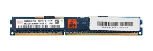 Mémoire RAM 1x 16GB Hynix ECC REGISTERED DDR3 1333MHz PC3-10600 RDIMM | HMT82GV7MMR4A-H9