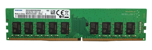 Mémoire RAM 1x 8GB Samsung ECC UNBUFFERED DDR4 2400MHz PC4-19200 UDIMM | M391A1G43EB1-CRC