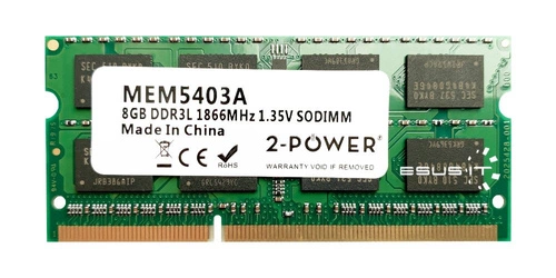 Mémoire RAM 1x 8GB 2-POWER SO-DIMM DDR3 1866MHz PC3-14900 | MEM5403A
