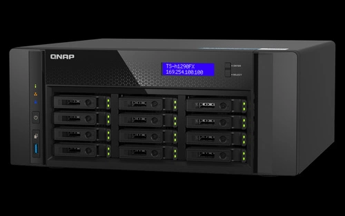 Serveur NAS QNAP TS-h1290FX-7302P-128G 12x SSD SATA, U.2 NVMe 128GB RAM